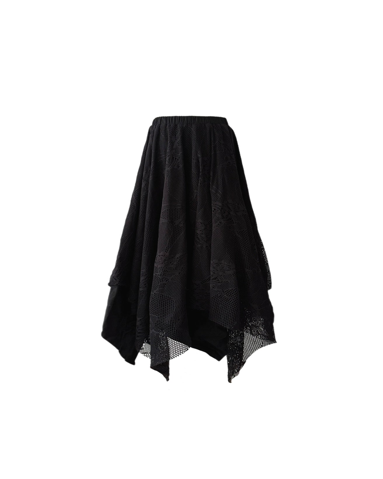 Lace Asymmetric Skirt