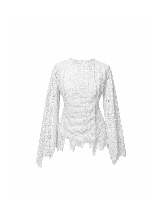 Laced White Top - LIMITED EDITION